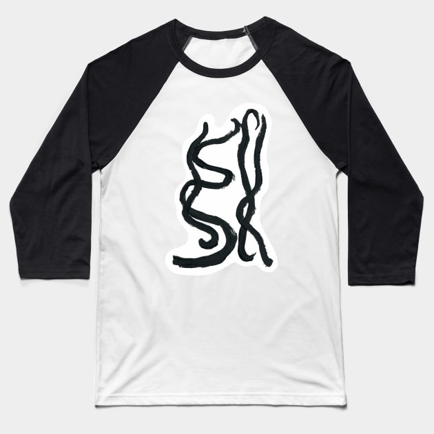 On the cusp of chiasma-chromosomes I/II (cut-out) Baseball T-Shirt by FJBourne